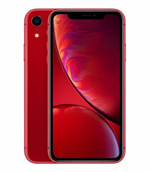 【中古】【安心保証】 iPhoneXR[64GB] UQモバイル レッド