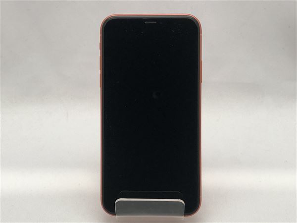 【中古】【安心保証】 iPhoneXR[64GB] SoftBank コーラル