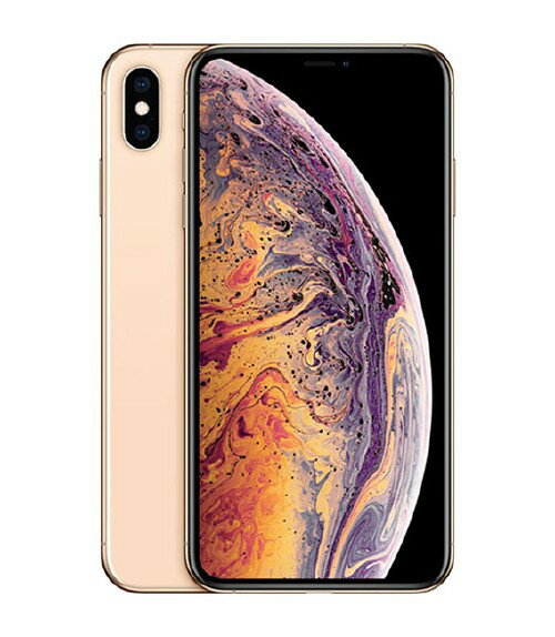 【中古】【安心保証】 iPhoneXS Max[512GB] au ゴールド