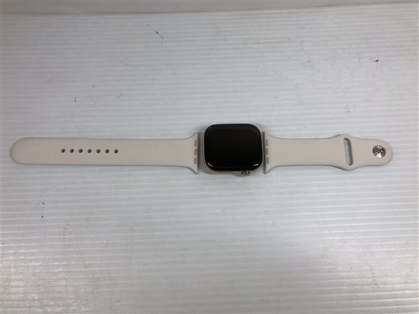 【中古】【安心保証】 Series10[46mm/セルラー]チタン ゴールド Apple Watch