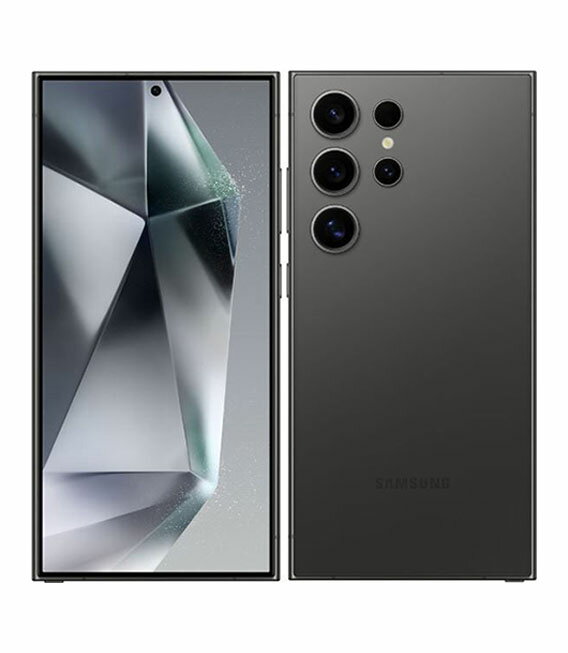 【中古】【安心保証】 Galaxy S24 Ultra SM-S928Q[256GB] SIMフリー チタニウムブラック