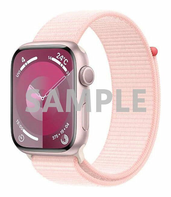 【中古】【安心保証】 Series9[45mm/GPS]アルミ ピンク Apple Watch