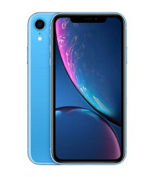 【中古】【安心保証】 iPhoneXR[64GB] SIMロック解除 au/UQ ブルー