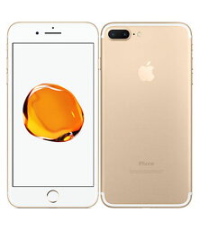 【中古】【安心保証】 iPhone7 Plus[32GB] SIMロック解除 au ゴールド