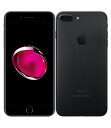 【中古】【安心保証】 iPhone7 Plus[32GB] SIMフリー MNR92J ブラック