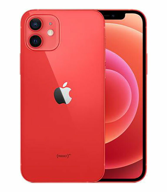 【中古】【安心保証】 iPhone12[64GB] UQモバイル PRODUCTRED