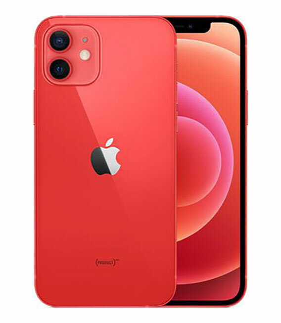 【中古】【安心保証】 iPhone12[128GB] UQモバイル PRODUCTRED
