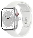 【中古】【安心保証】 Series8[45mm セルラー]アルミニウム 各色 Apple Watch A2775