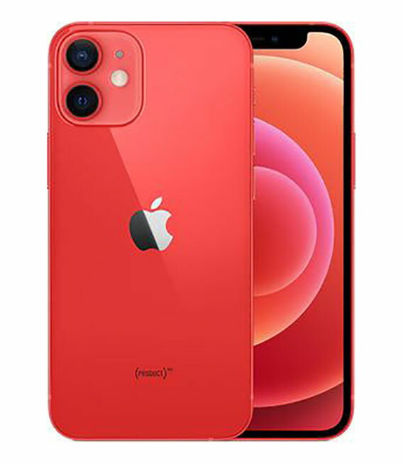 【中古】【安心保証】 iPhone12 mini[64GB] UQモバイル PRODUCTRED