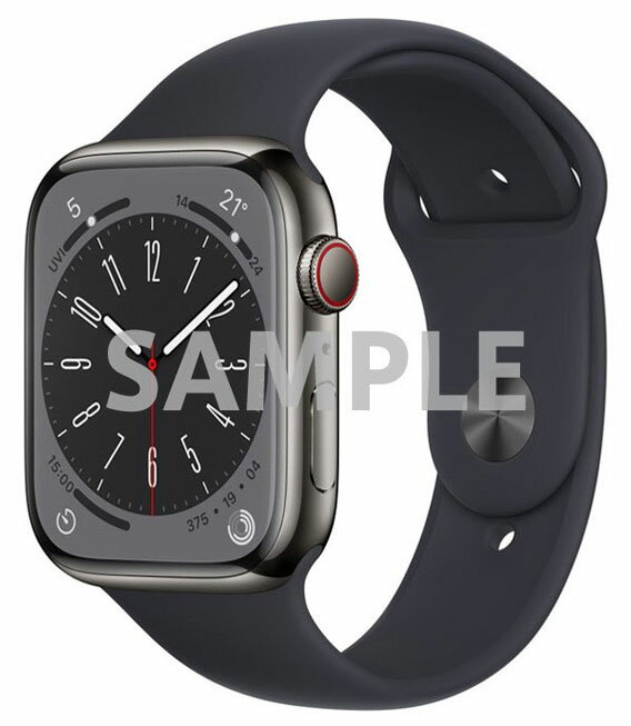 【中古】【安心保証】 Series8[45mm セルラー]ステンレススチール 各色 Apple Watch A2775