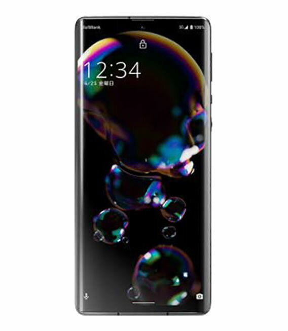 【中古】【安心保証】 AQUOS R6 A101SH[128GB] SoftBank ブラック