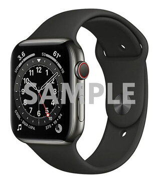 【中古】【安心保証】 Series6[44mm セルラー]チタニウム AppleWatch A2376