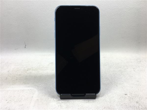 【中古】【安心保証】 iPhoneXR[128GB] SIMロック解除 docomo ブルー