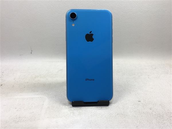 【中古】【安心保証】 iPhoneXR[128GB] SIMロック解除 docomo ブルー