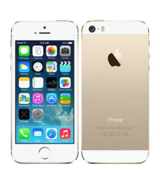 【中古】【安心保証】 iPhone5s[16GB] docomo ME334J ゴールド