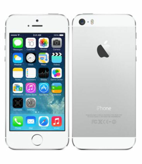 【中古】【安心保証】 iPhone5s[32GB] docomo ME336J シルバー