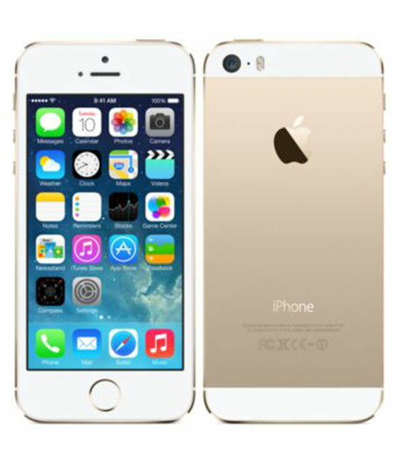 【中古】【安心保証】 iPhone5s 32GB docomo ME337J ゴールド