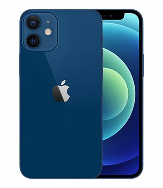【中古】【安心保証】 iPhone12 mini[128GB] 楽天モバイル MGDP3J ブルー