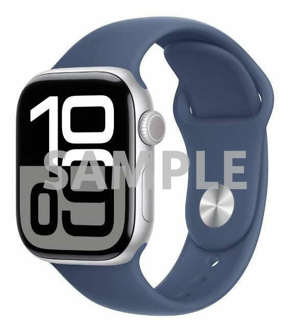 【中古】【安心保証】 Series10[42mm/セルラー]アルミ シルバー Apple Watch