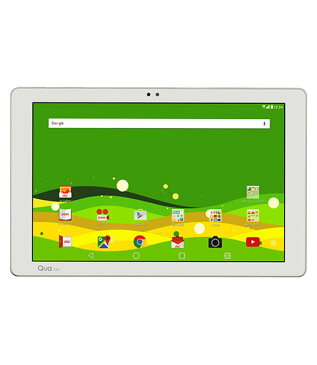 【中古】【安心保証】 au Qua tab PZ LGT32 ホワイト