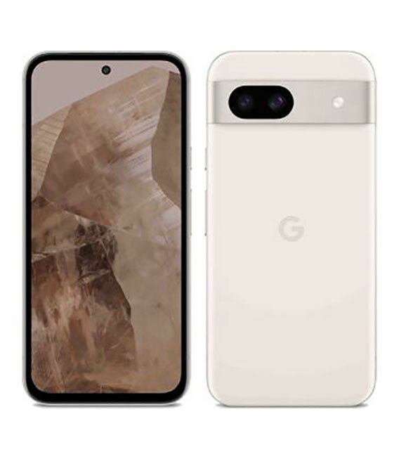 【中古】【安心保証】 Google Pixel 8a[128GB] au ポーセリン