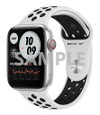 【中古】【安心保証】 Series6[44mm セルラー]アルミニウム シルバー Apple Watch Nike M0H53J