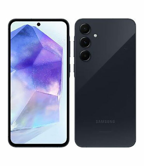 【中古】【安心保証】 Galaxy A55 5G SCG27[128GB] au オーサムネイビー