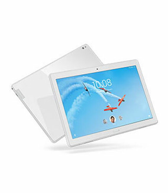 【中古】【安心保証】 Lenovo Tab P10 ZA450125JP[64GB] SIMフリー スパークリングホワイト