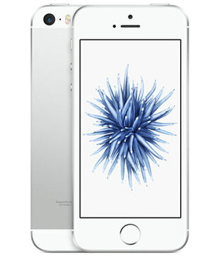 【中古】【安心保証】 au iPhoneSE[16G] シルバー SIMロック解除済