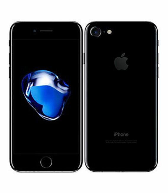 【中古】【安心保証】 SIMフリー iPhone7[128G] ジェットブラック