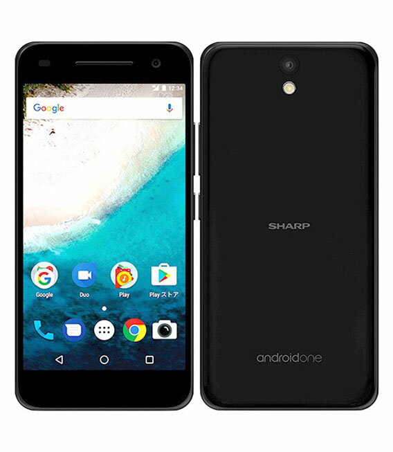 【中古】【安心保証】 Android One S1[16GB] Y!mobile ブラック