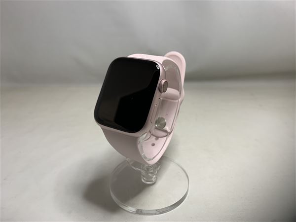 【中古】【安心保証】 Series9[45mm/セルラー]アルミ ピンク Apple Watch