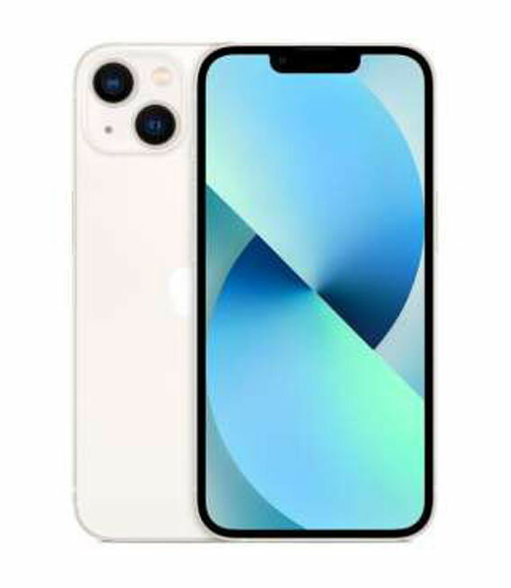 【中古】【安心保証】 iPhone13[256GB] au/UQ スターライト