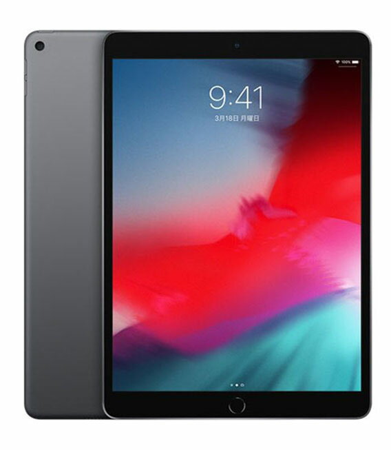 【中古】【安心保証】 iPad Air 10.5インチ 第3世代[64GB] セルラー au スペースグレイ