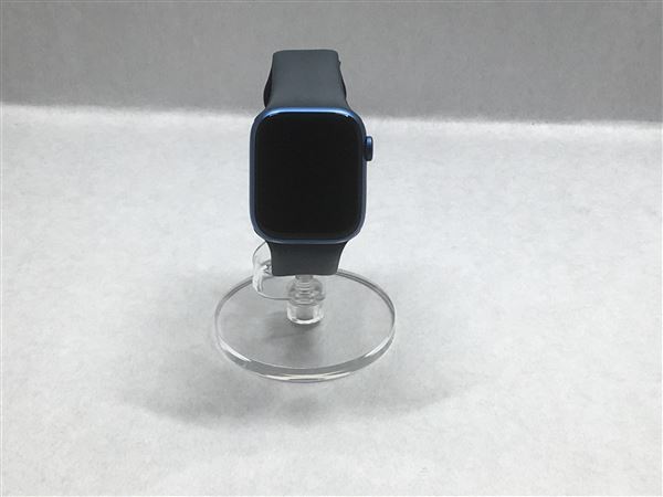 【中古】【安心保証】 Series7[41mm/セルラー]アルミ ブルー Apple Watch