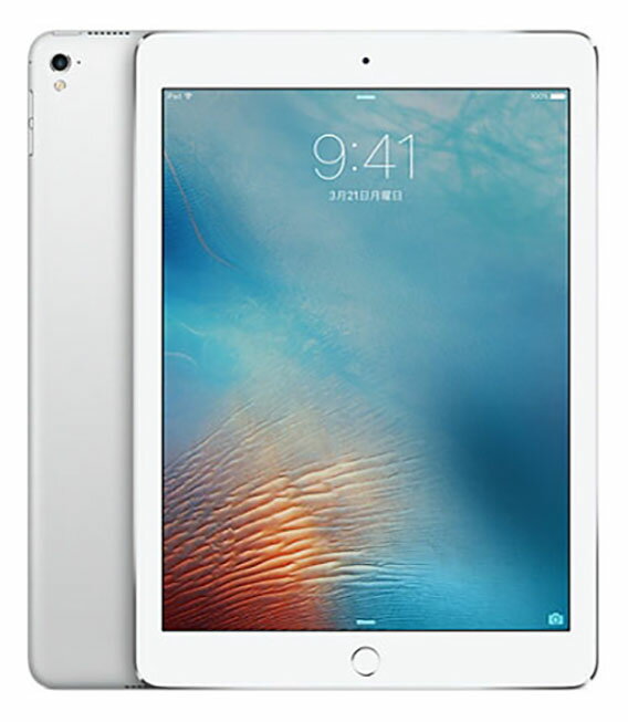 【中古】【安心保証】 iPad 9.7インチ 第5世代[32GB] セルラー SIMフリー シルバー(2)