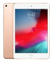 【中古】【安心保証】 iPadmini 7.9インチ 第5世代 256GB セルラー docomo ゴールド