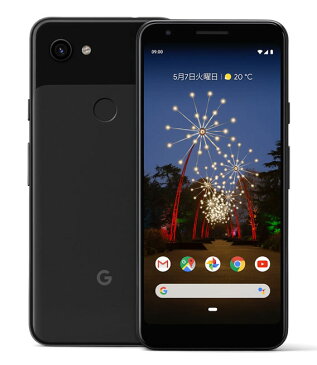 【中古】【安心保証】 SoftBank Pixel 3a[64G] ジャストブラック