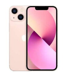 【中古】【安心保証】 iPhone13 mini[128GB] SIMフリー MLJF3J ピンク