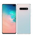 【中古】【安心保証】 Galaxy S10+ SCV42[128GB] au プリズムホワイト