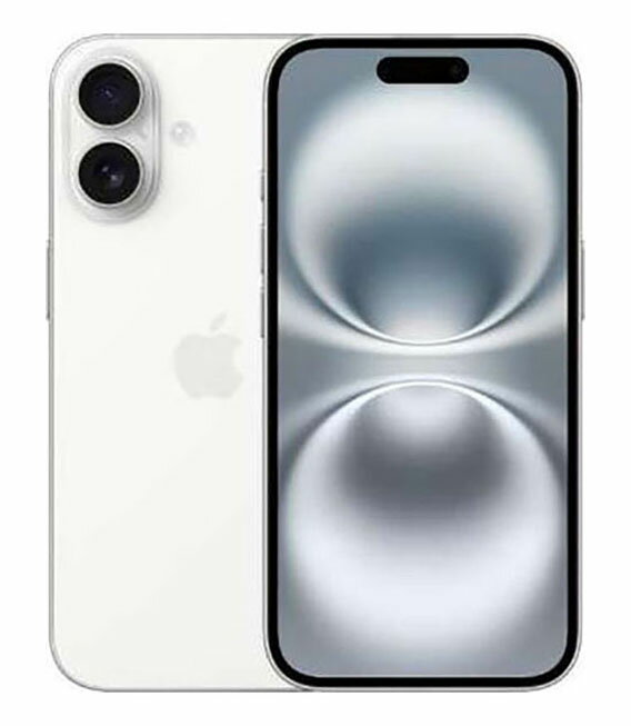 【中古】【安心保証】 iPhone16 Plus[256GB] SIMフリー ホワイト