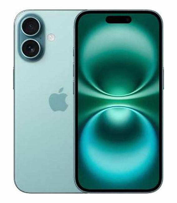 【中古】【安心保証】 iPhone16 Plus[256GB] SIMフリー ティール
