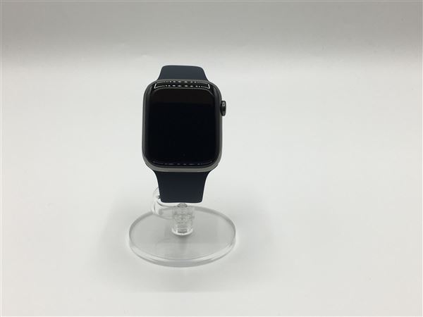 【中古】【安心保証】 Series9[45mm/セルラー]ステンレス グラファイト Apple Watch