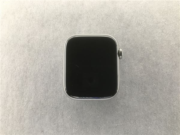 【中古】【安心保証】 Series8[45mm/セルラー]ステンレス シルバー Apple Watch