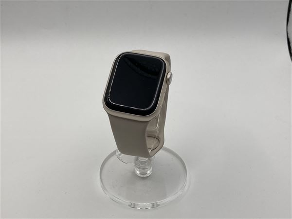 【中古】【安心保証】 Series9[41mm/セルラー]アルミ スターライト Apple Watch