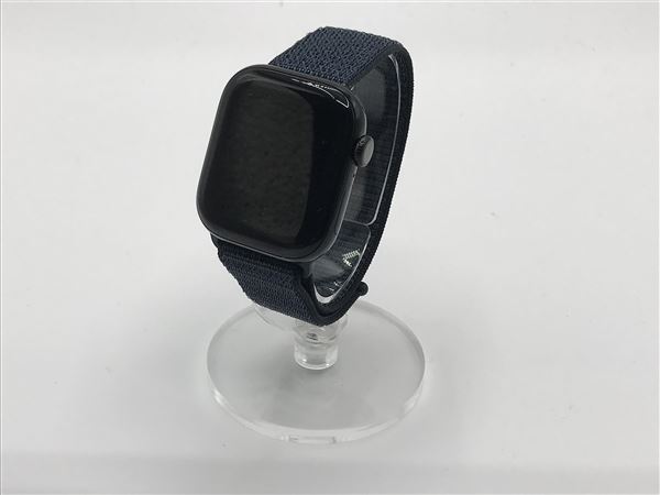 【中古】【安心保証】 Series10[42mm/セルラー]アルミ ジェットブラック Apple Watch