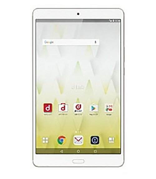 【中古】【安心保証】 HUAWEI dtab Compact d-01J[16GB] docomo ゴールド