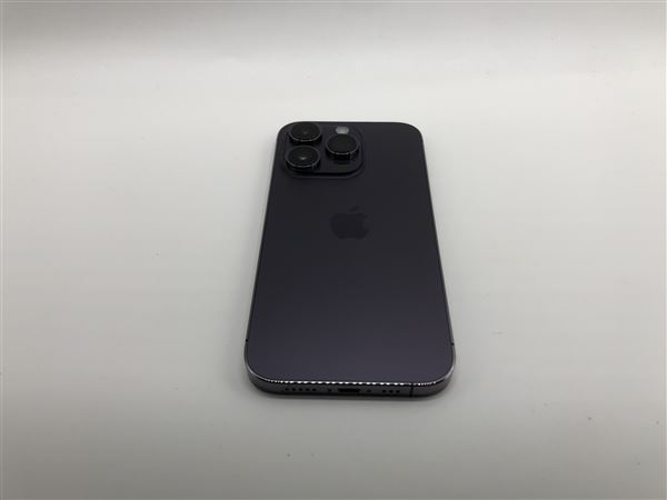 【中古】【安心保証】 iPhone14 Pro[128GB] SoftBank ディープパープル