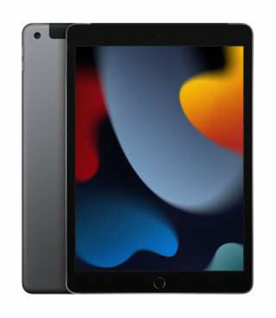 【中古】【安心保証】 iPad 10.2インチ 第9世代[256GB] セルラー SIMフリー スペースグレイ