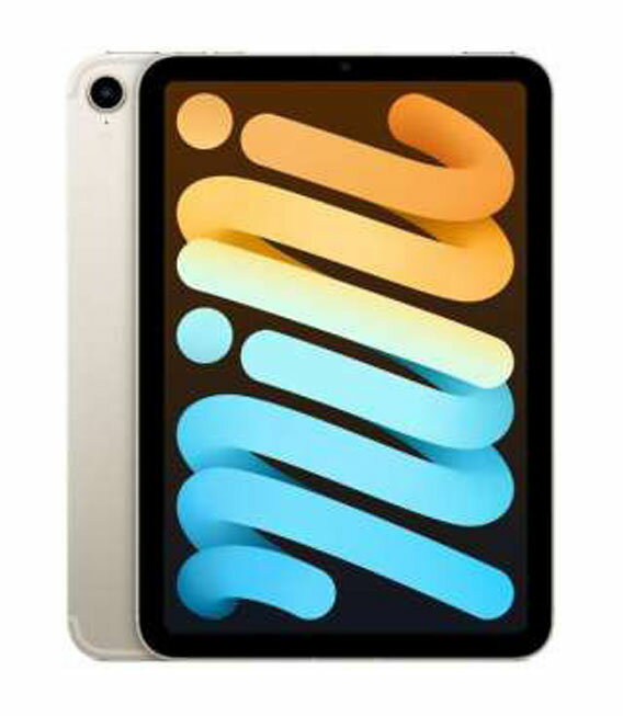 【中古】【安心保証】 iPad mini 8.3インチ 第6世代[256GB] セルラー docomo スターライト